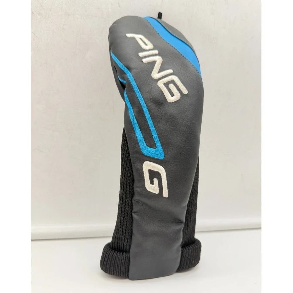 PING G Series Fairway Wood Headcover Black Blue Leather Golf Club Cover